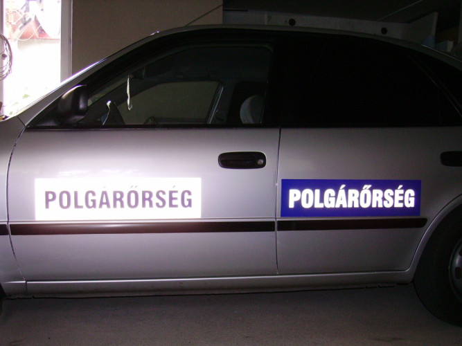 Felirat, rekl�mfelirat - m�gnesf�lia, h�t�m�gnes - 006