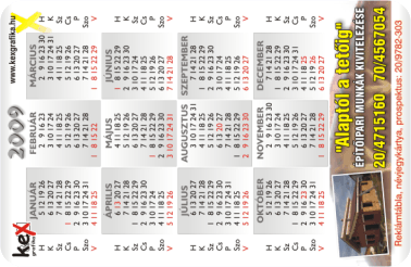 K�rtyanapt�r - 2009 - 021